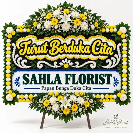 Papan Bunga Duka Taman
